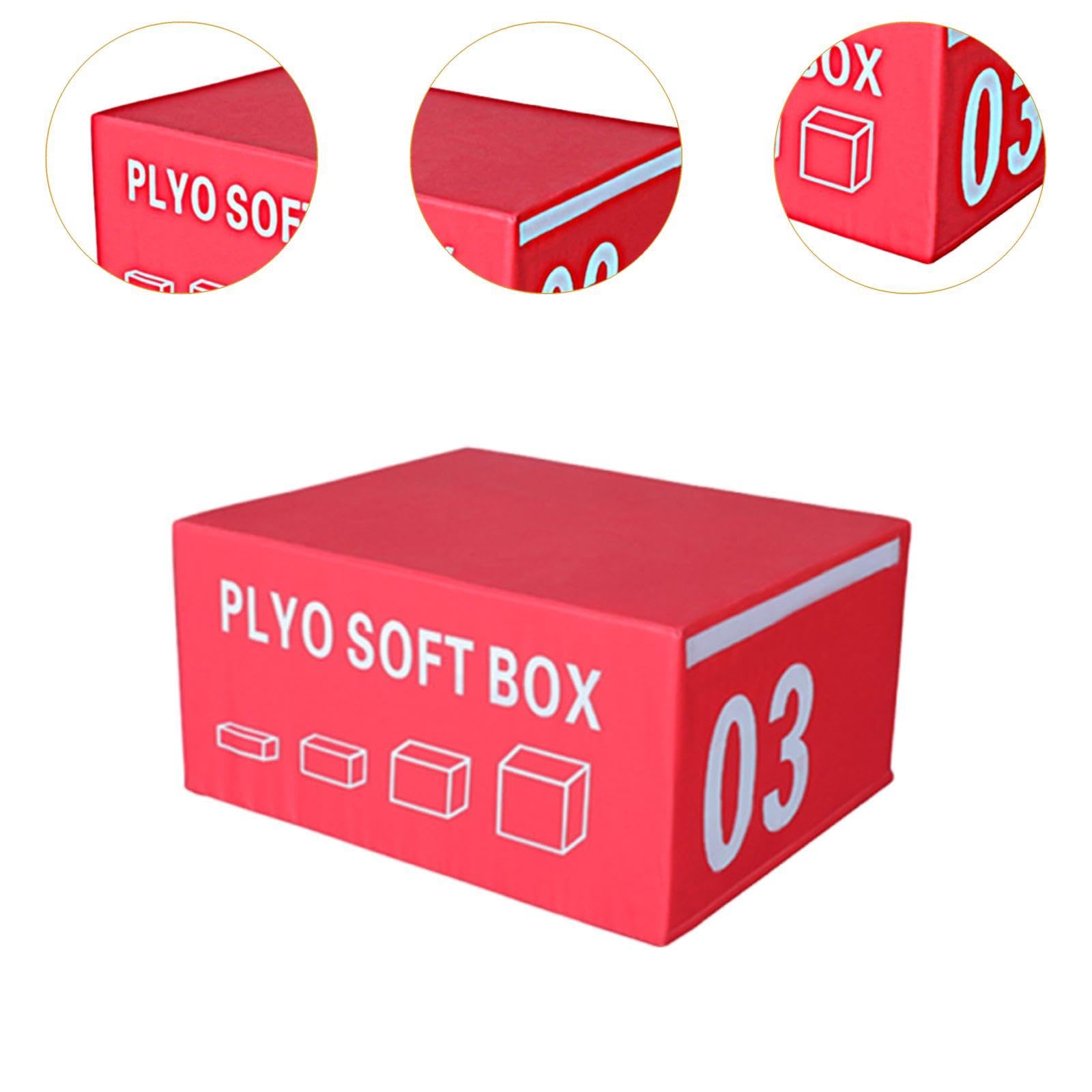 Plyometric Schaum Plyo Sprungkasten Step Plattform Trainingsmatte mit EPE Füllung für Sicheres Fitnesstraining für Erwachsene Workout