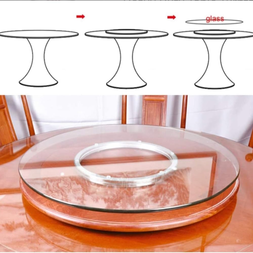 NILZA Silencio Cojinete Giratorio Lazy Susan Rodamiento Giratorio, Rodamiento De Plato Giratorio, Rodamiento De Aluminio, Soporte Giratorio Redonda (Size : 680mm(27in))