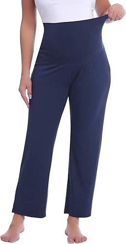 Miniatura 3 de Joyaria Pantalones deportivos largos para mujer, para yoga, pijama, descanso, sobre el vientre