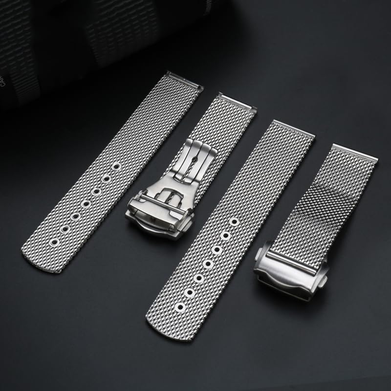 Bracelet montre acier inoxydable 20mm libération rapide pour changer de style