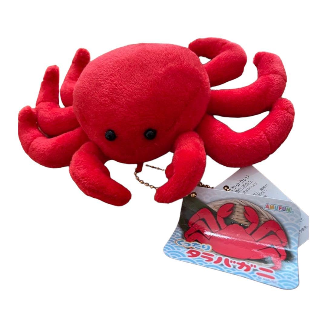 Amazon.co.jp: くったり タラバガニ 蟹 カニ ぬいぐるみ