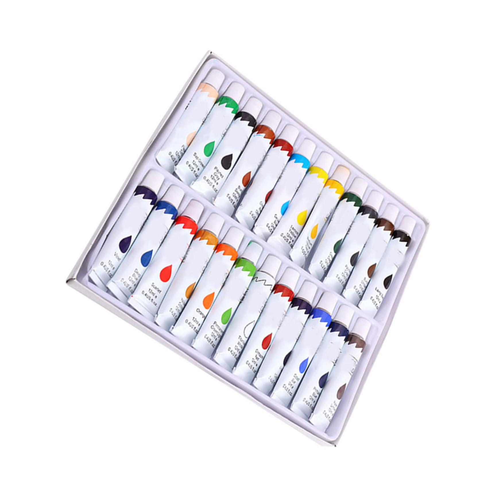 HEMOTON Set di Colori Acrilici per Principianti, Pittura | Abs e Propilene, Facile da Applicare e Portatile, per Painting Crafts e Uso Ragazzo Ragazza