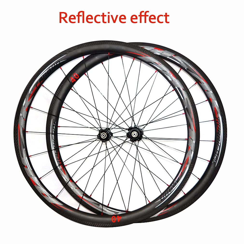Paire De Roues Vélo Route 700C - Profondeur 40 Mm - Pour Piste/fixie - Frein à Disque - Neuf