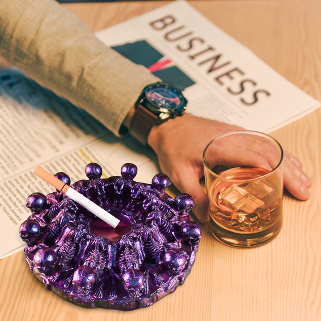 Lot De 2 Moules En Résine Pour Cendriers Ashtray - Moule En Silicone