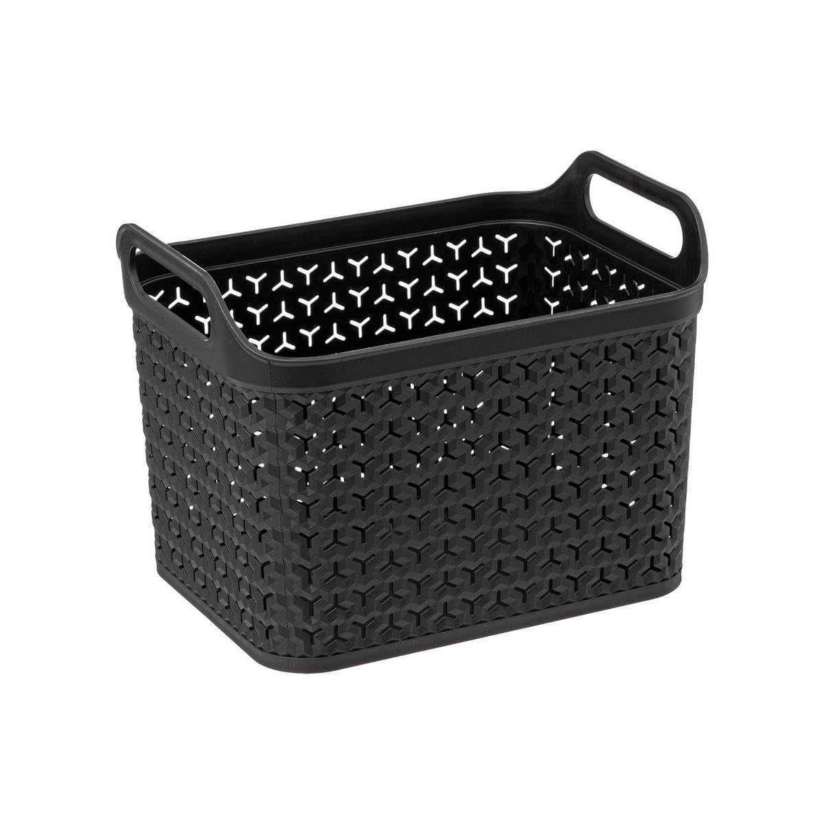 5five Cestino Forato In Plastica Con Coperchio – 12 Litri, Colore Nero, Per Ufficio E Casa - 6