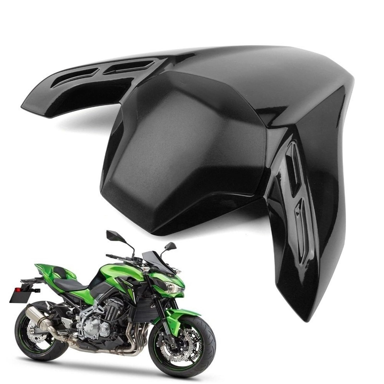 Fotel motocyklowy Motocykl ABS plastikowe pokrycie tylnego siedzenia osłona pasuje do Kawasaki Z 900 2017-2023 przyjazd część motocyklowa stylizacja(White)