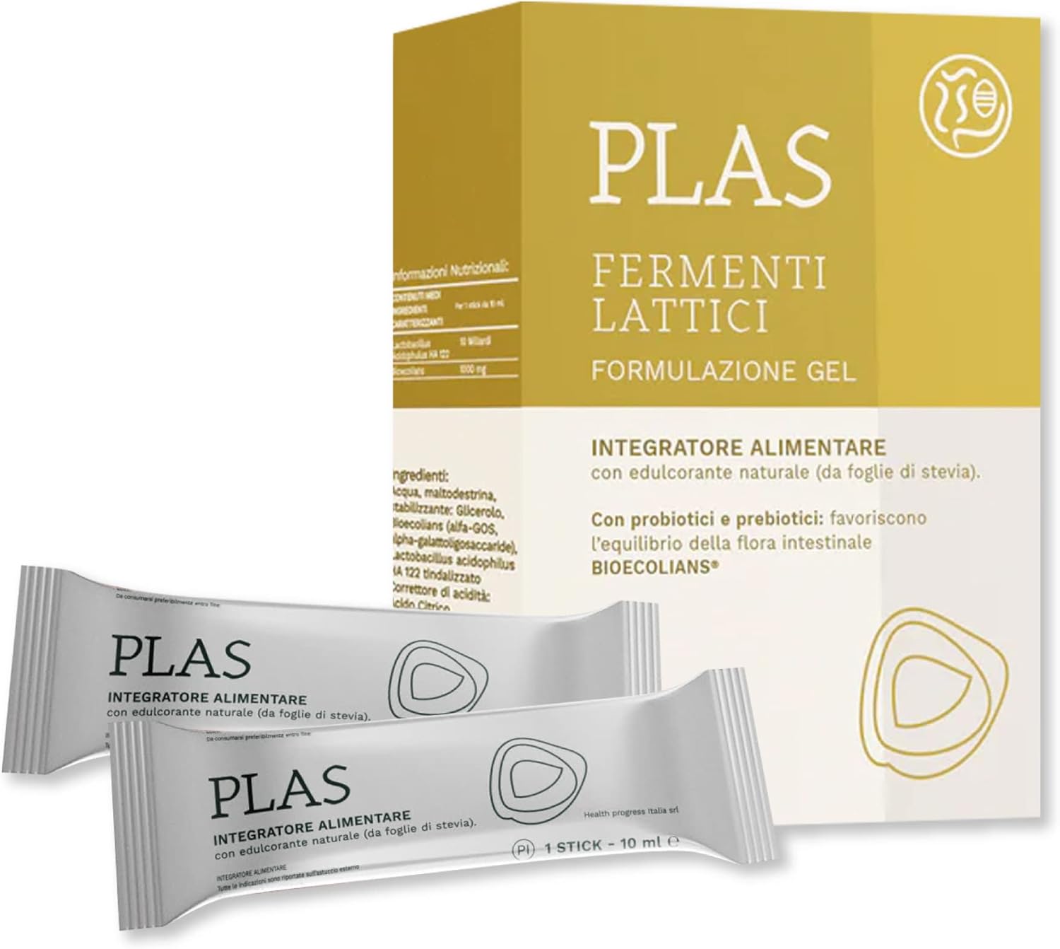 Plas Fermenti Lattici probiotici Integratore Alimentare fermenti lattici probiotici e