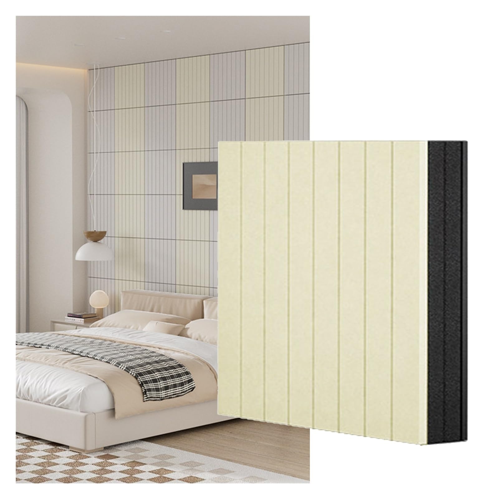 Paneles Acústicos Decorativos Pared Y Puertas(G,3pcs/50x100cm)