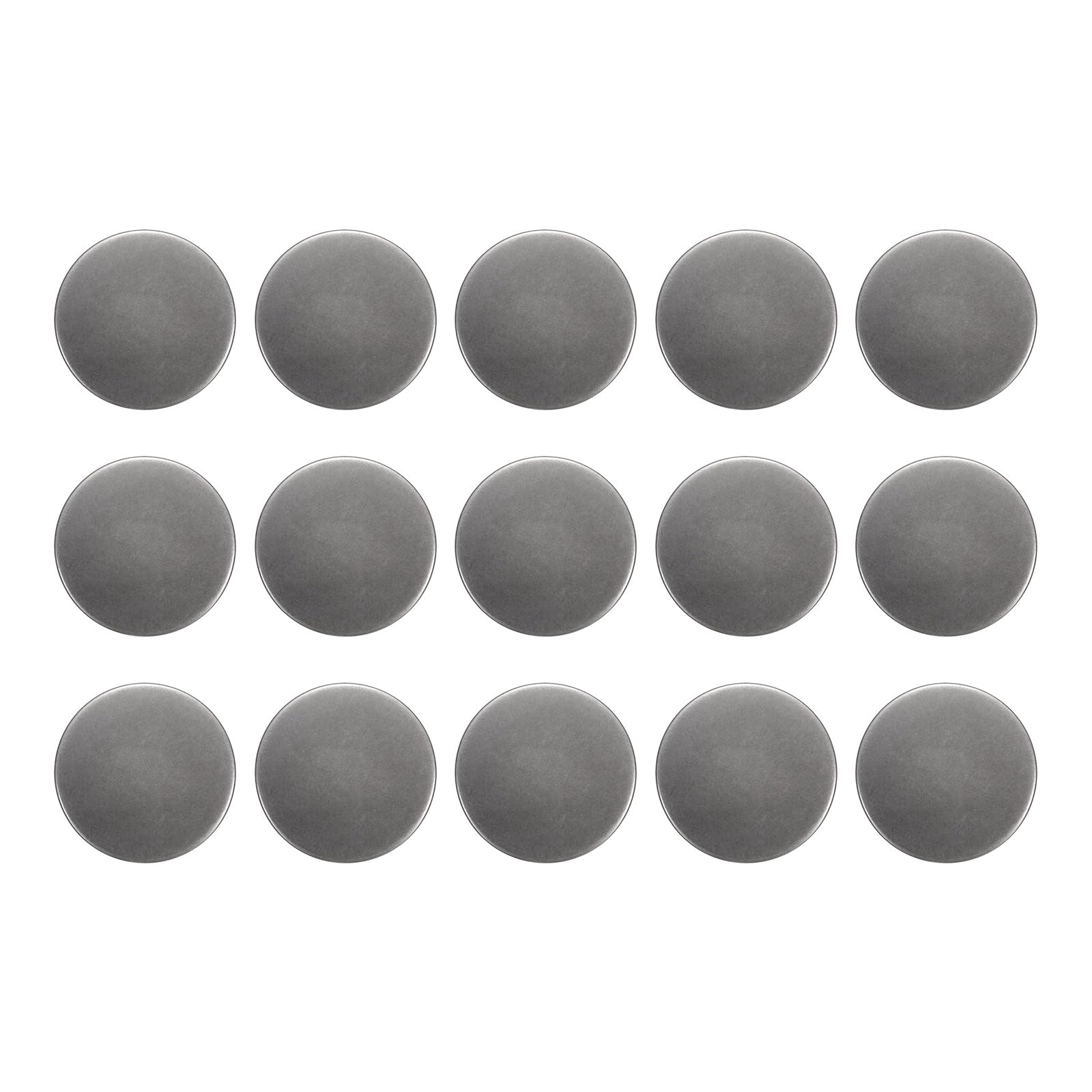 sourcing map 15pcs Metal Round Buttons 25mm Brass Sewing Craft Replacement Buttons for Blazer Suits Clothing Decoration DIY Accessories, Gun