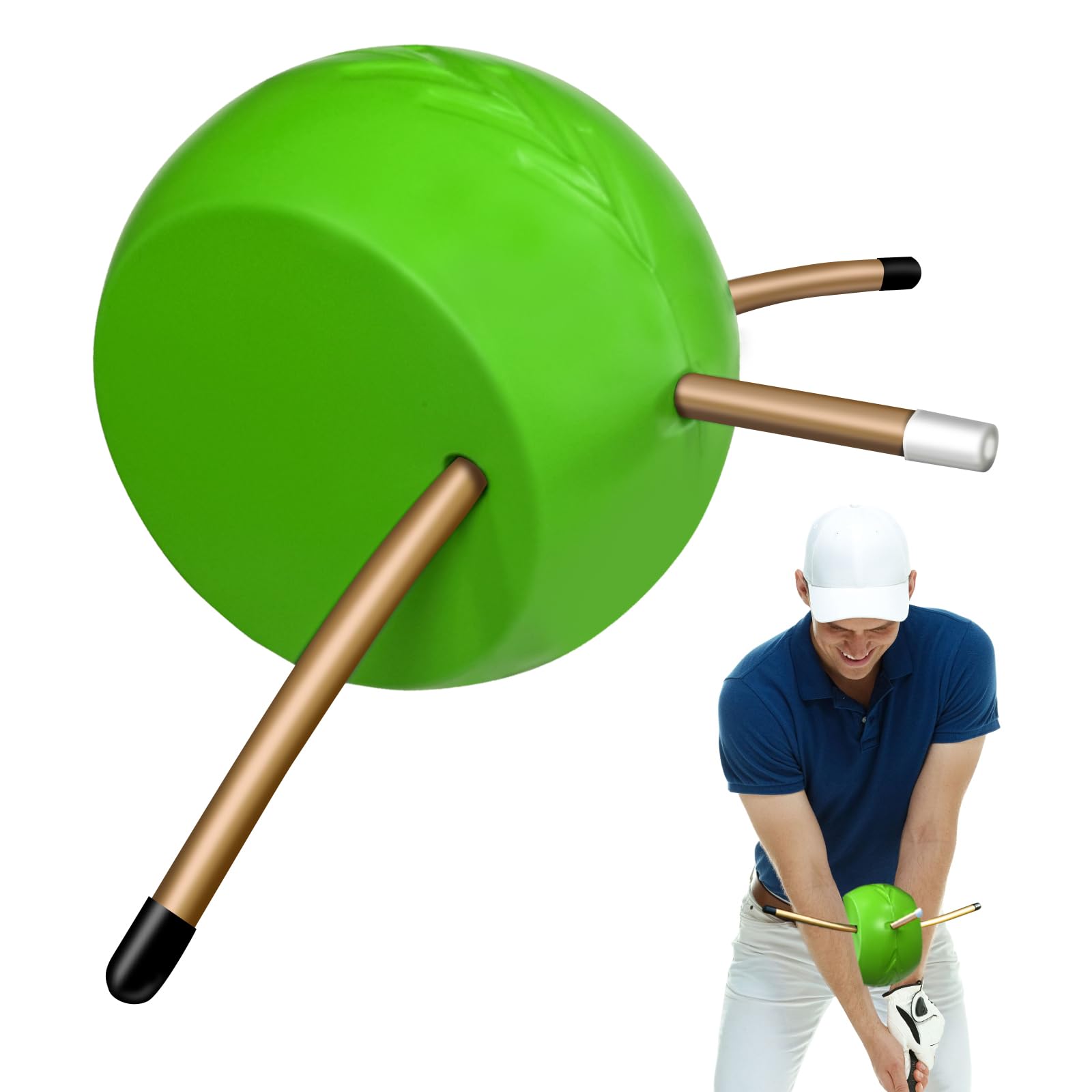 The Connector Golf Training Aid Golf Swing Trainers Aid in Improving Hand Positioning Golf Swing Training Aid for Posture Correction Practice Golf Helps Train Proper Swing Mechanics