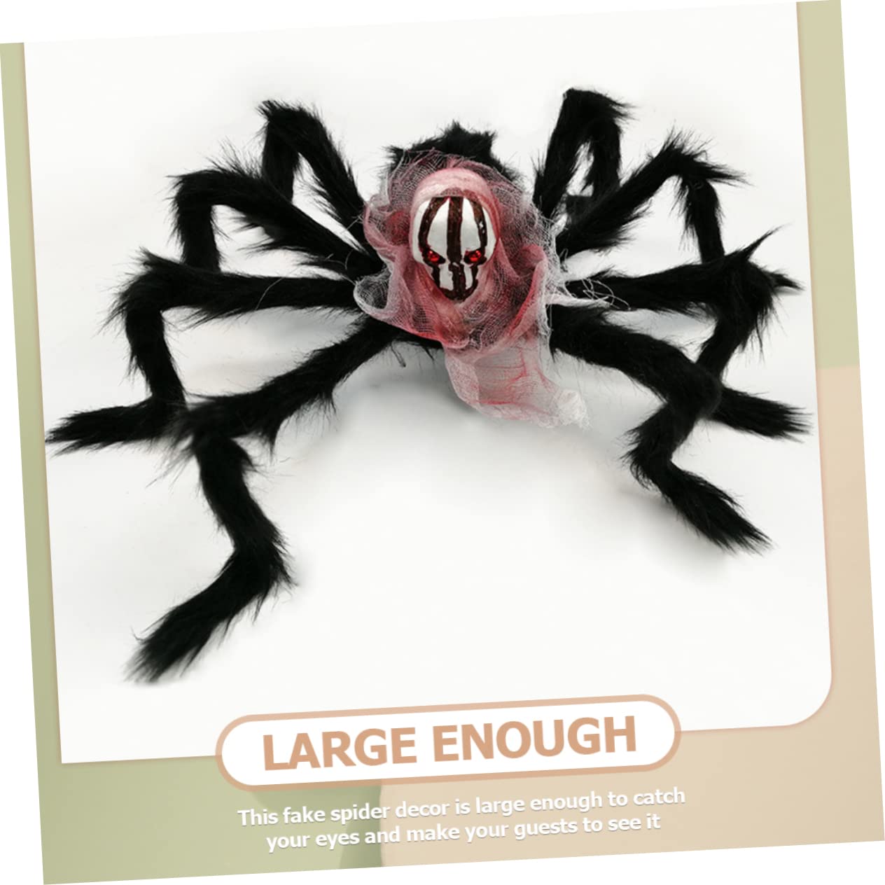 HANABASS 4pezzi Decorazioni Per Halloween Di Ragnatela e Ragno Ornamentale Atmosfera Spaventosa Per Feste e Decorazioni Domestiche