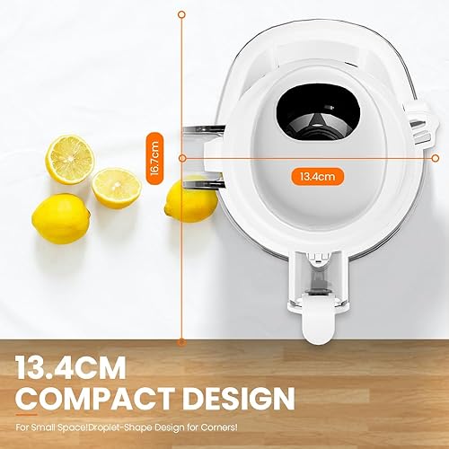 Miniatura 4 de MIUI Mini exprimidor de 120 W de una sola espiral de prensa en frío exprimidor lento de instalación rápida fácil de limpiar manzana, pomelo, jugo de