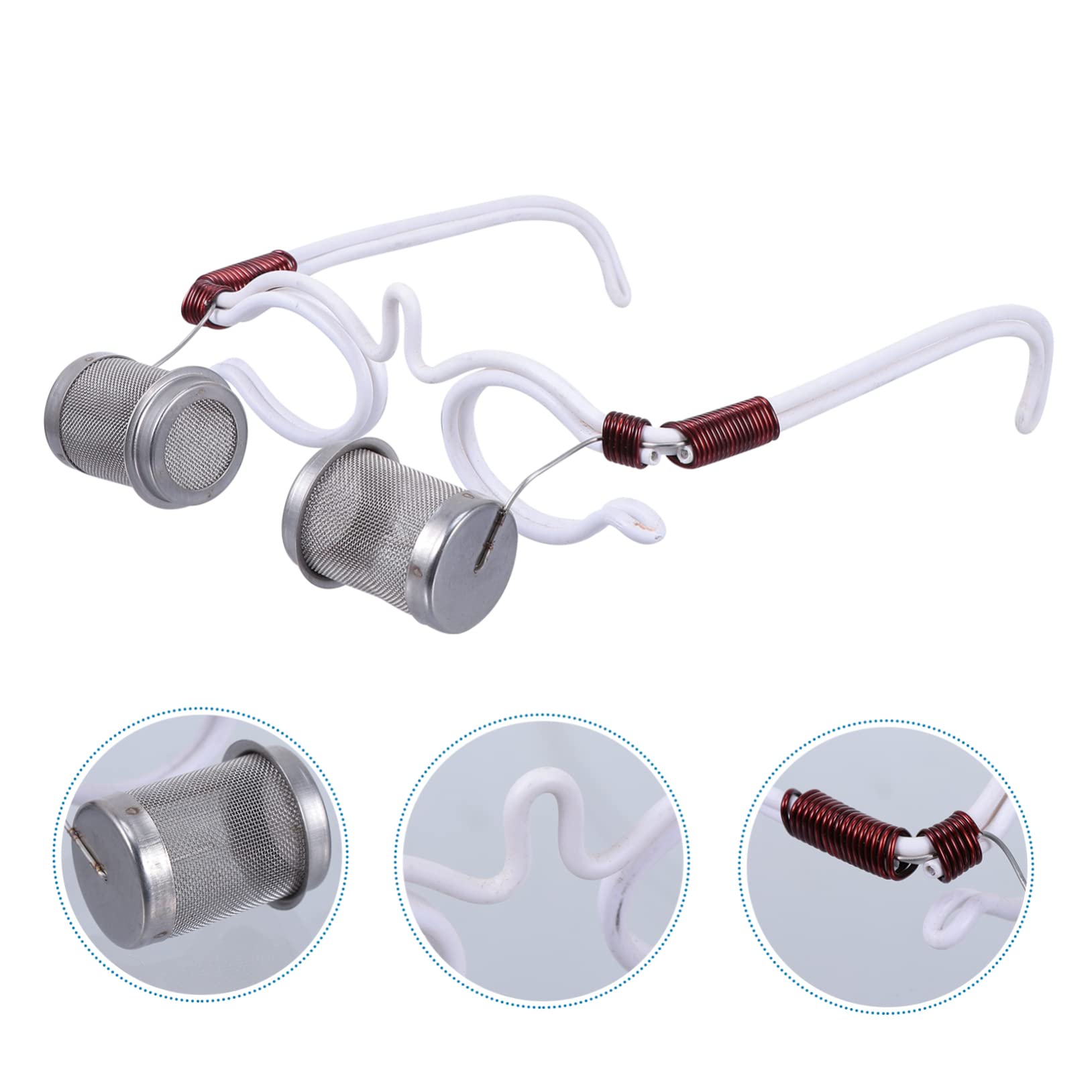 Aparato De Moxibustión Ocular De Nogal, Dispositivo Portátil De Moxibustión Caliente Para Ojos, De Gafas De Moxa, Tamaño Pequeño Para Uso Doméstico y Alivio Del Dolor Ocular