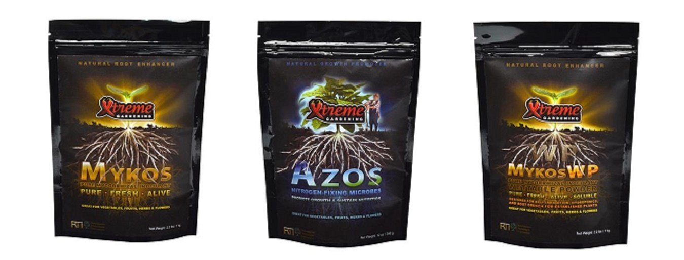 Xtreme Gardening Bundle - Azos 12oz, Mykos WP 12oz & Mykos Granular 1lb