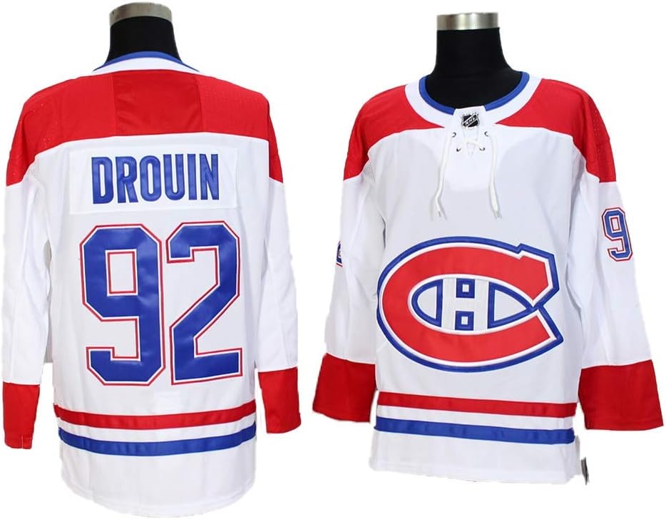 Yajun Jonathan Drouin＃92 Montreal Canadiens Ice Hockey Jerseys NHL Men Sweatshirts Breathable Long Sleeve T-shirt