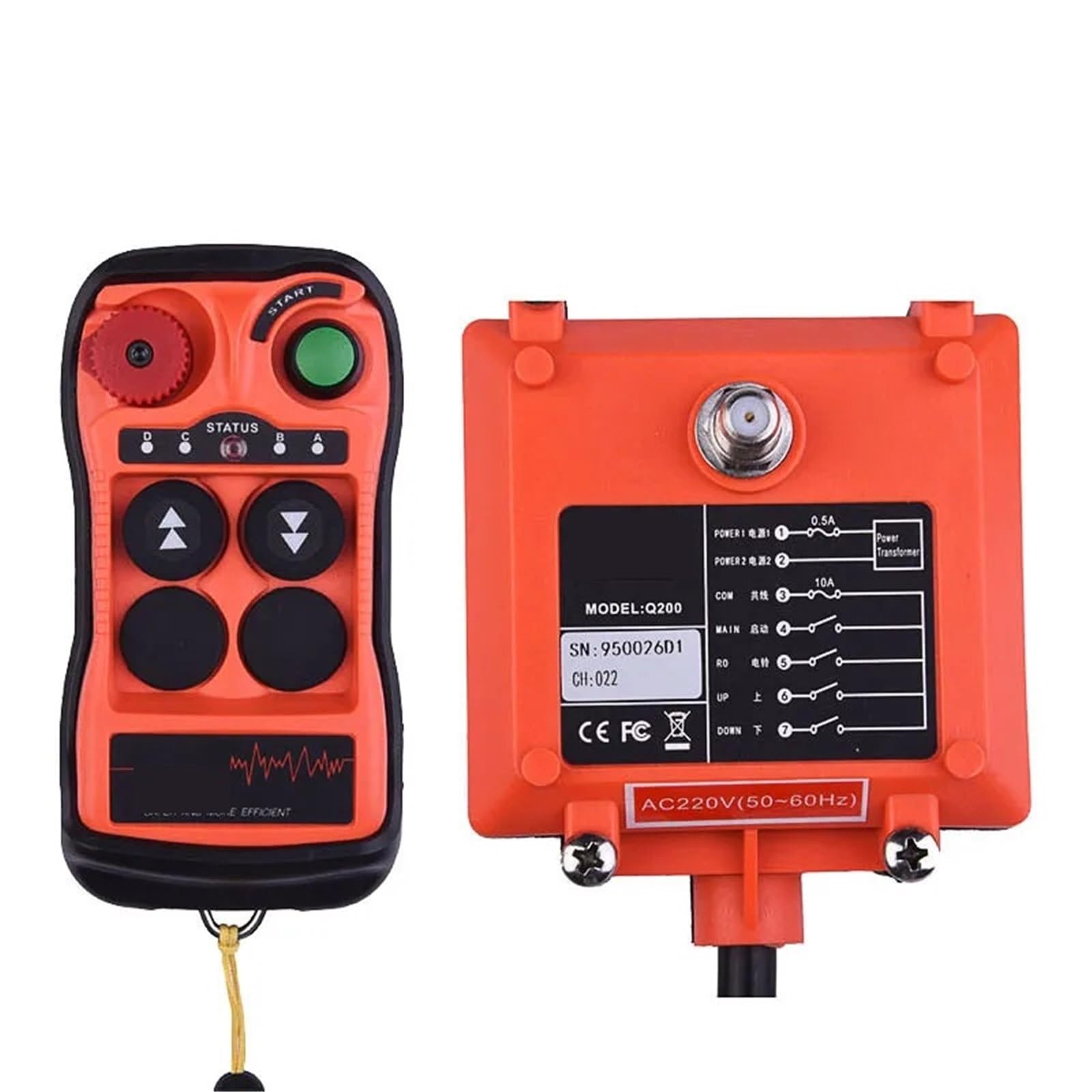 Control Remoto Q200 De 2 Botones