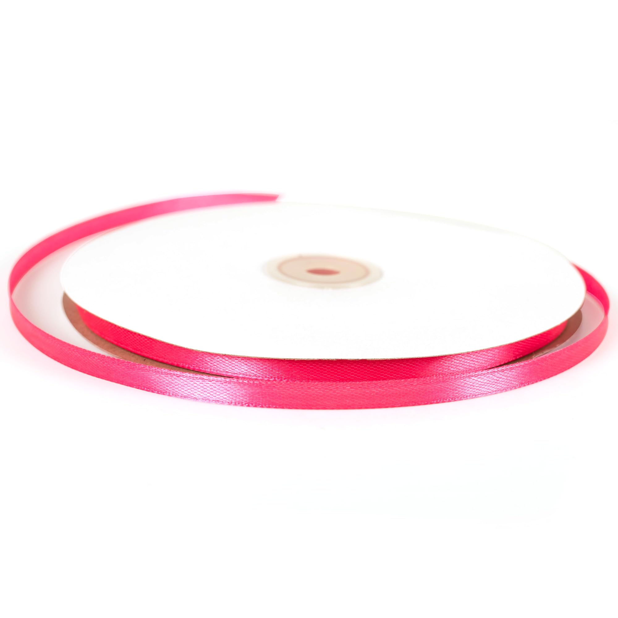 91m x 6mm Thin Hot Pink Ribbon Magenta Wedding Car Ribbon