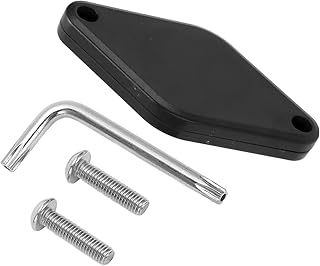 Bike Locator Protection Cover Durable Anti Theft Holder Tracker for Theft Prevention Made of ABS Material Size 36.5 x 77mm (Black)