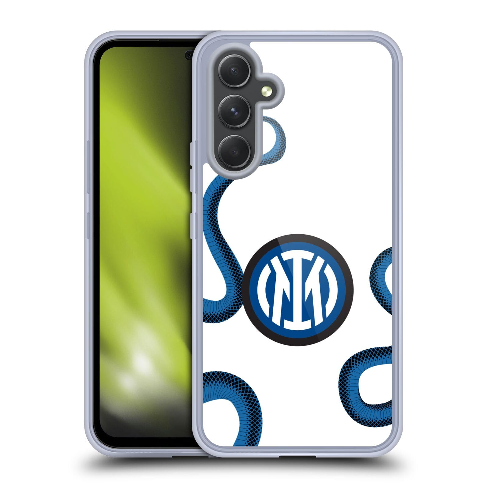 Head Case Designs Officially Licensed Inter Milan Away 2021/22 Crest Kit Gel Case [Military Grade Protection] Compatible with Samsung Galaxy A54 5G