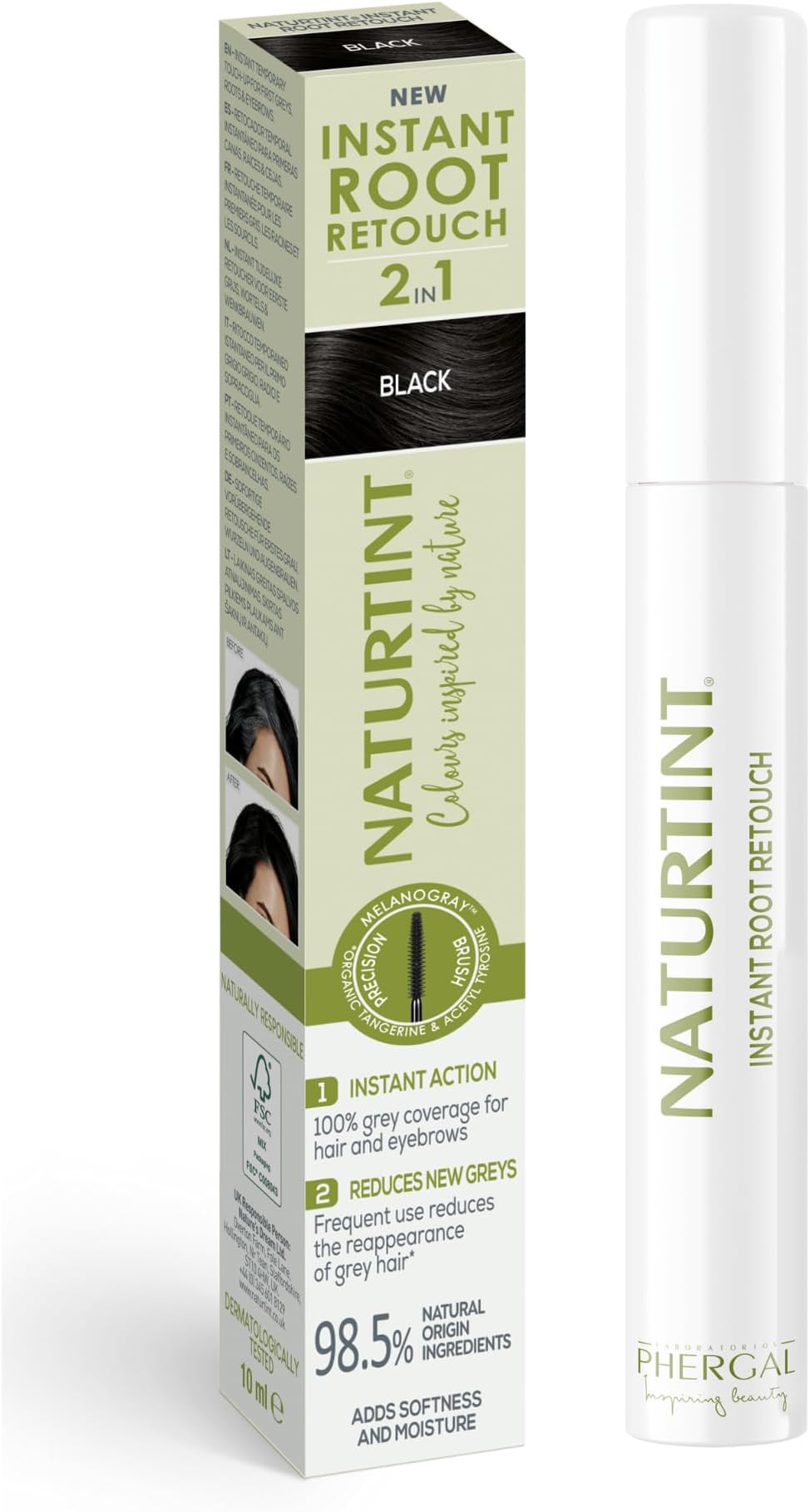 NATURTINT INSTANT ROOT RETOUCH BLACK