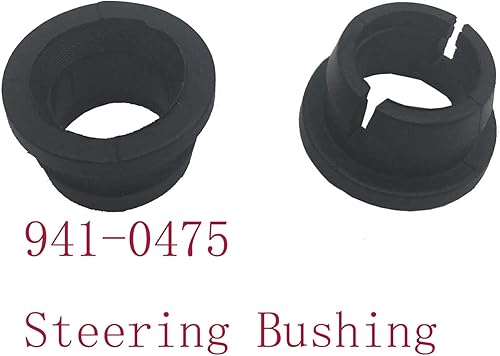 Miniatura 2 de Buje de dirección de repuesto 941-0475 741-0475 compatible con Troy-Bilt Cub Cadet Huskee (paquete de 8)