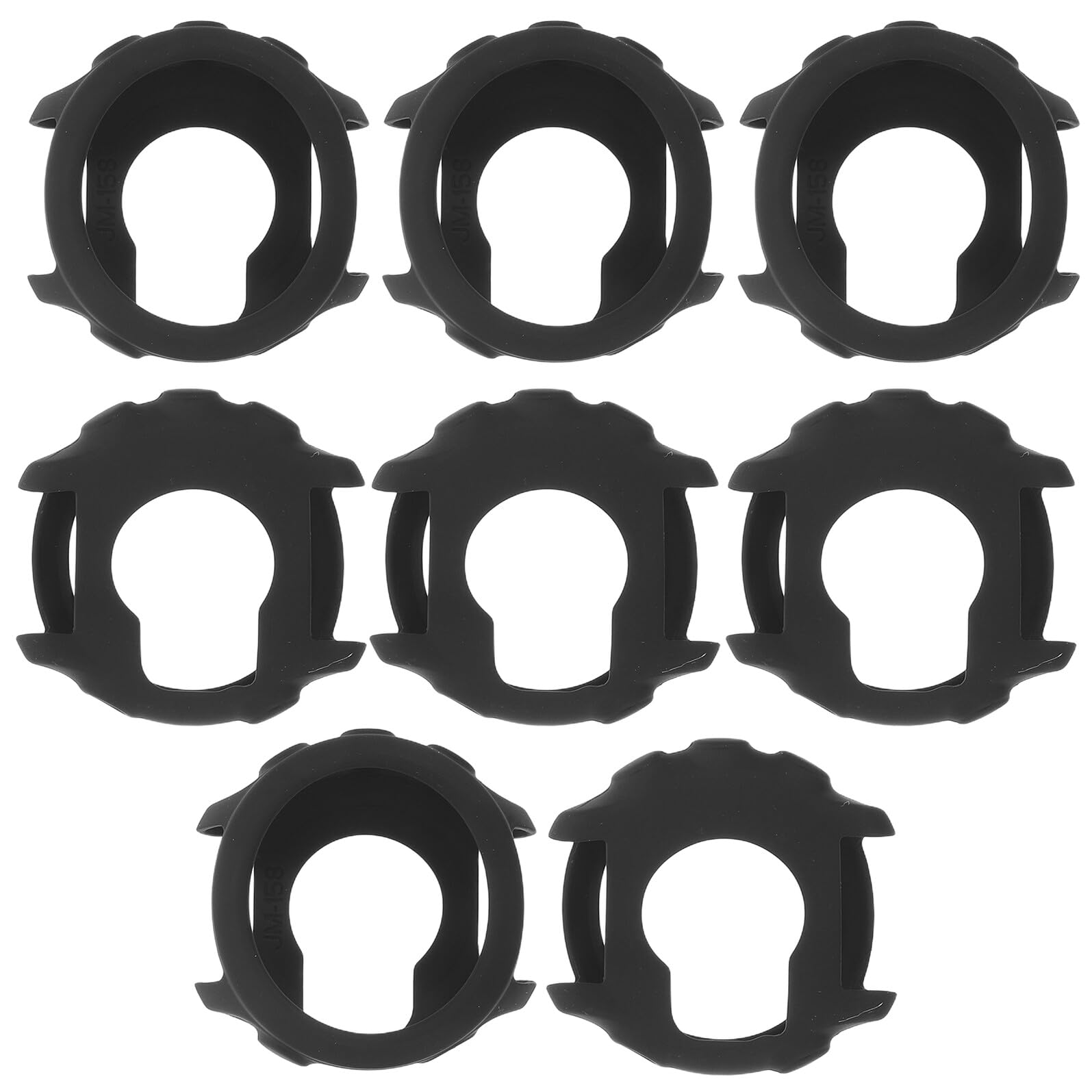 Estuche de reloj OSALADI negro con parachoques de repuesto y cubierta protectora antiarañazos 8