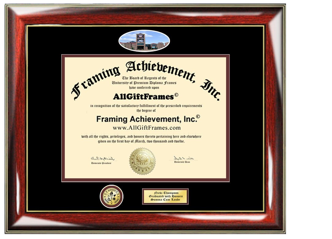 Amazon.com: Queens College Diploma Frame CUNY Campus Picture with  Personalized Engraved Custom Degree Frame Insignia Certificate Framing  Graduation Gift Plaque College Holder Case : Sports & Outdoors
