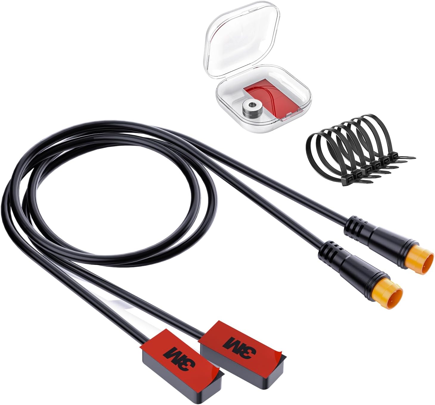 Ebike Hydraulic Brake Sensor, Energy Reducing Electrical Bike Brake Sensor Cable Appropriate with BAFANG BBS01B BBS02B BBS-HD Mid Drive Motor Hub Wheel Motor Conversion Equipment