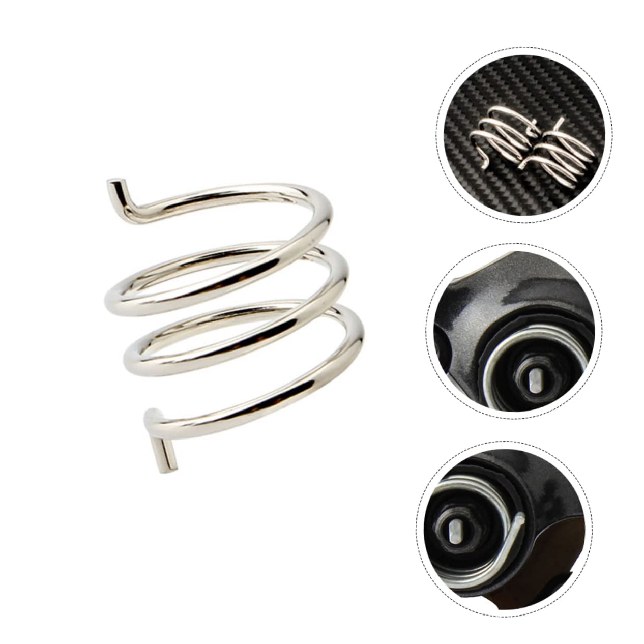 2Pcs Steel Bicycle Brake Springs for Mountain and Road Bikes Easy Installation Disc Brake Spring Brake Arm Clips for Enhanced Performance Compatible