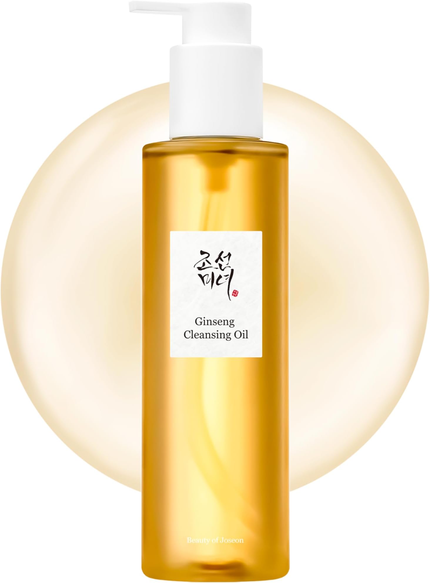 Ginseng Cleansing Oil Waterproof Makeup Remover for Sensitive, Acne-Prone Facial Skin. Korean Skin Care for Men and Women, 210ml, 7.1 fl.oz