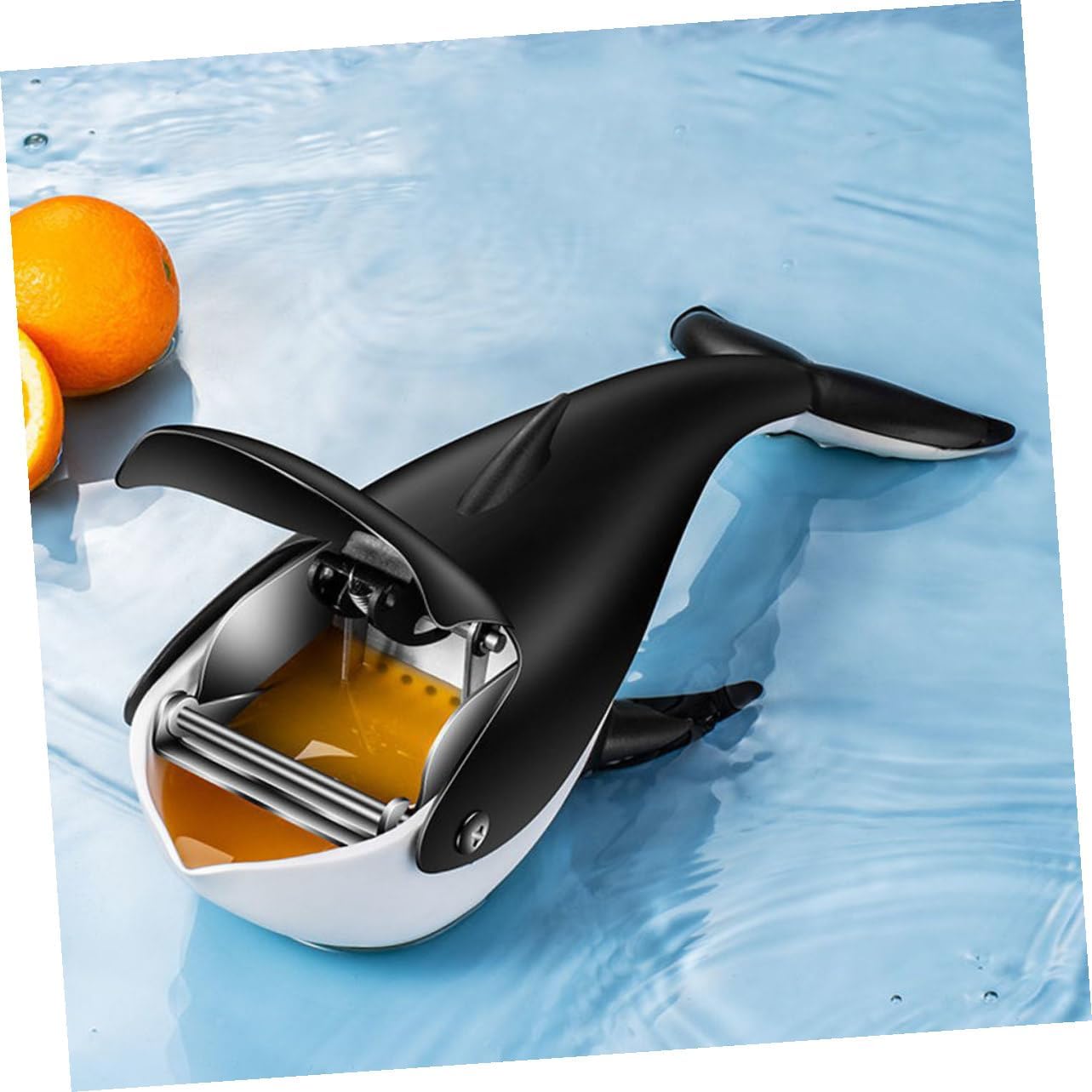 Whale Manual Fruit Juicer Large Citrus Squeezer for Kitchen Use Stainless Steel and PP Hand Press Lemon Orange Juicer Easy to Clean for Home