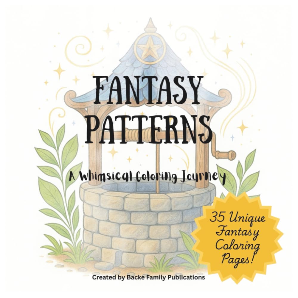 Fantasy Patterns: A Whimsical Coloring Journey