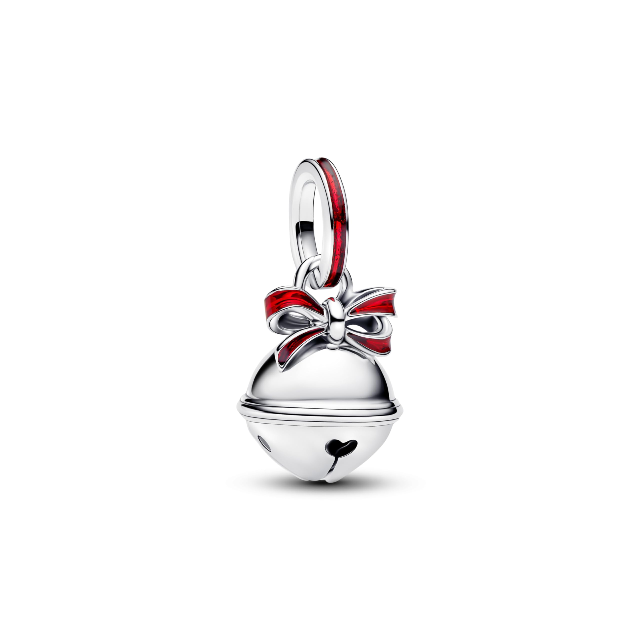 PANDORA Moments Campana di Natale - Ciondolo a charm in argento sterling, compatibile con Moments, 794246C01