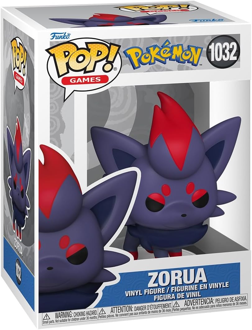 Pop! Games: Pokemon - Zorua - Vinyl Collectible Figure - Gift Idea - Official Merchandise - Toy for Children and Adults - Video Games Fans - Model Figure for Collectors and Display