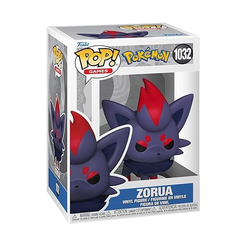 Funko POP! Games: Pokemon - Zorua - Collectable Vinyl Figure - Gift Idea - Official Merchandise - Toys for Kids & Adults - Video Games Fans - Model Figure for Collectors and Display