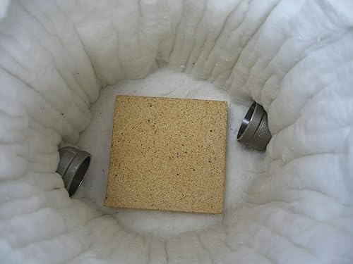 Miniatura 5 de Kit de horno de fundición de propano de gran capacidad de 35.3 lbs, horno de fundición de metal de doble quemador con crisol (35.3 lbs y 13.2 lbs),