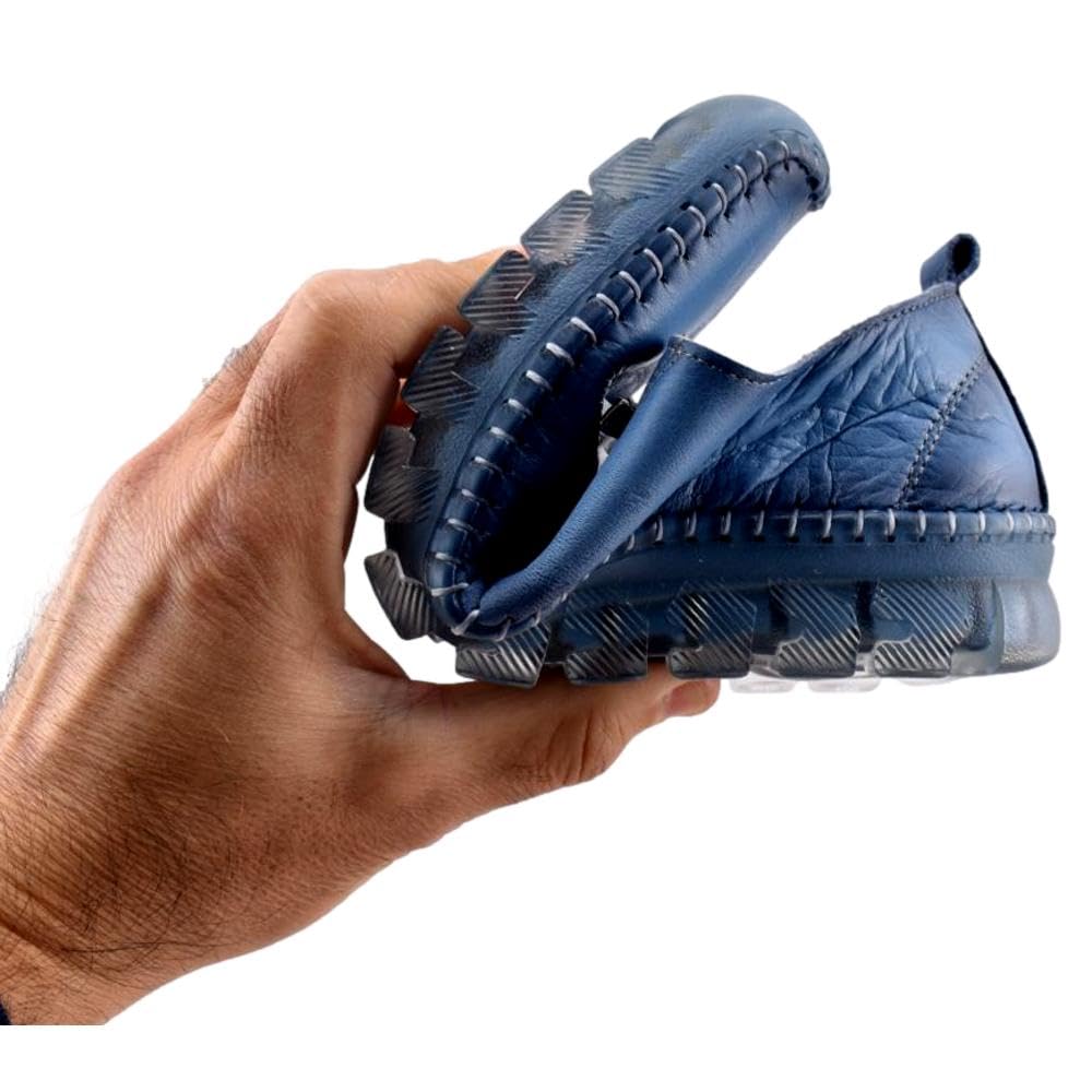 48+ hours - Zapato Muy cómodo con Plantilla Acolchada 596151 Cuero
