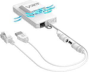 Vonets WiFi Extender Release AC1200 2.4GHz/5GHz Dual Band WiFi Bridge/WiFi to Ethernet/Broader Coverage Than Ever with 1 RJ45 (10/100Mbps) USB/DC Powered for DVR/IP Camera/WiFi Repeater with Fan