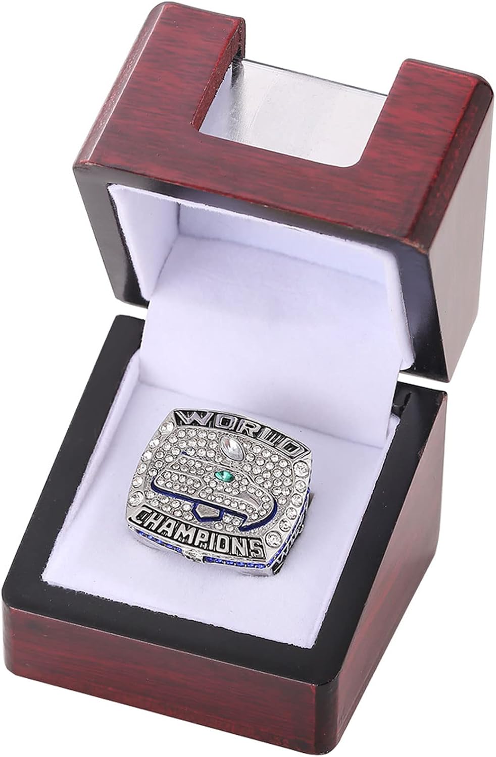All Previous Champion Ring Replica, For Fans, Friends And Family, Birthday Collection Gift, T Display Box/2013 Seahawks