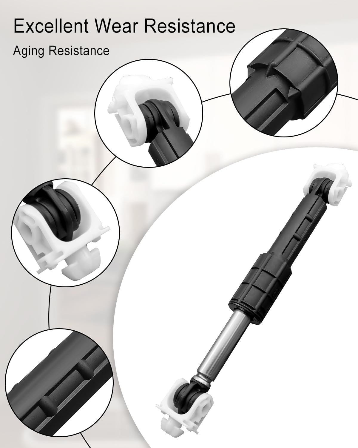 Washer Shock Absorbers Fit for Maytag Whirlpool Kenmore KitchenAid W11415987 W10163171 W10261492 W10312625 W11316766 W10159465 PS11749301 4441347 AP6016018 AP6871890 Washing Machines