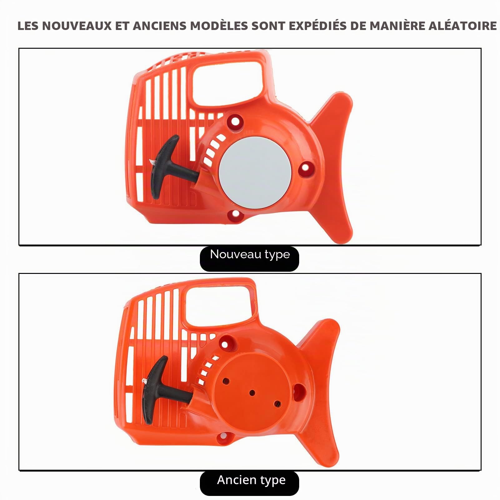 Démarreur à tirette de rechange, Démarreur à Lanceur à Rappel pour Tondeuse à Gazon, Mandrin D'assemblage pour FS38 FS45 FS46 FS55 FC55 HL45 KM55 Coupe-Bordure Weedeater Recoil Début Assemblée Chuck