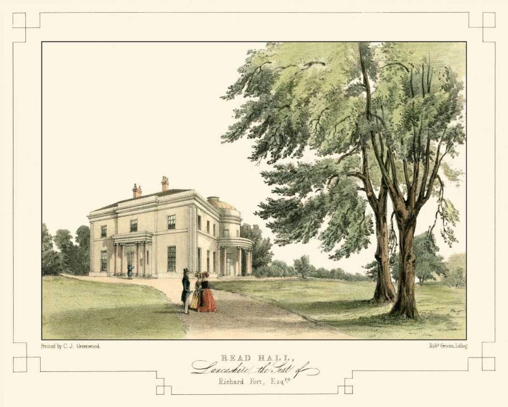 Feeling at home KUNSTDRUCK auf MATTE PAPIER 220gr Lancashire Burgen II Greenwood C.J. - Landschaft horizontal Poster Landschaften Landschaft Landschaft Bild auf Papier cm_81_X_101