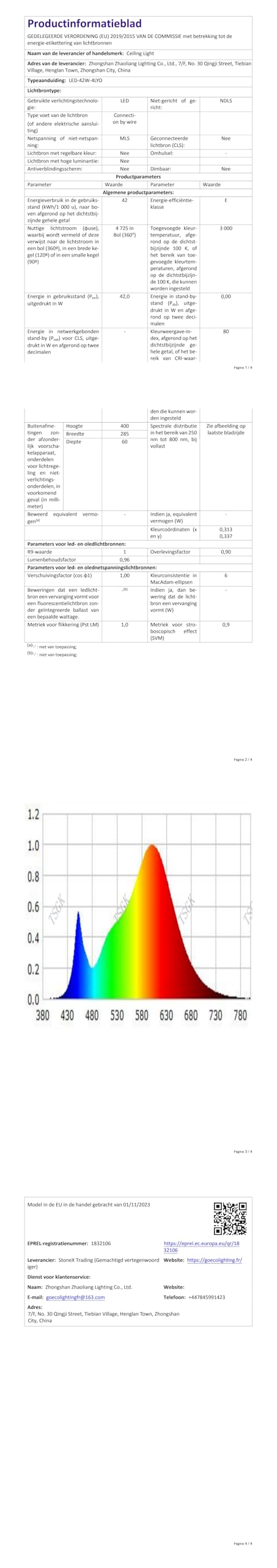 Comely Lampa sufitowa LED, okrągła lampa sufitowa 42W, nowoczesna lampa do przedpokoju, łazienki, kuchni, salonu, naturalne światło 4500K, średnica 40 cm, czarna i biała