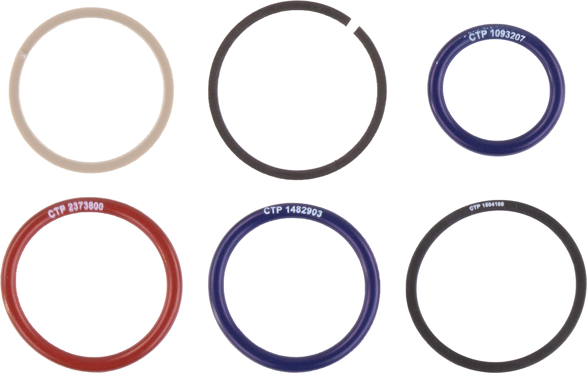 2421539 Fuel Injector Gasket Kit fits Caterpillar 120H NA 135H NA 3126B 3126E 322C FM HW 322C FM ST 322C L 322C LN 325C 325C CR 325C FM HW 325C FM ST - 1 Pack