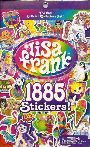 Lisa Frank Sticker Book 1885 Stickers Official Collector's Set!