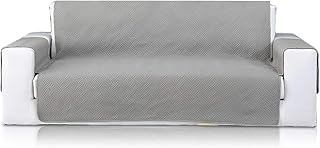 PETCUTE Housse de Canapé 3 Places Couvre canapés Protecteur Canapé Moderne Housses pour Canape Protecteur Meubles Gris