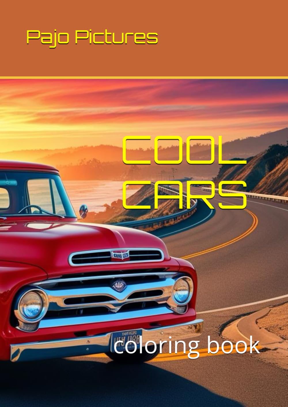 COOL CARS: A coloring book for cool kids