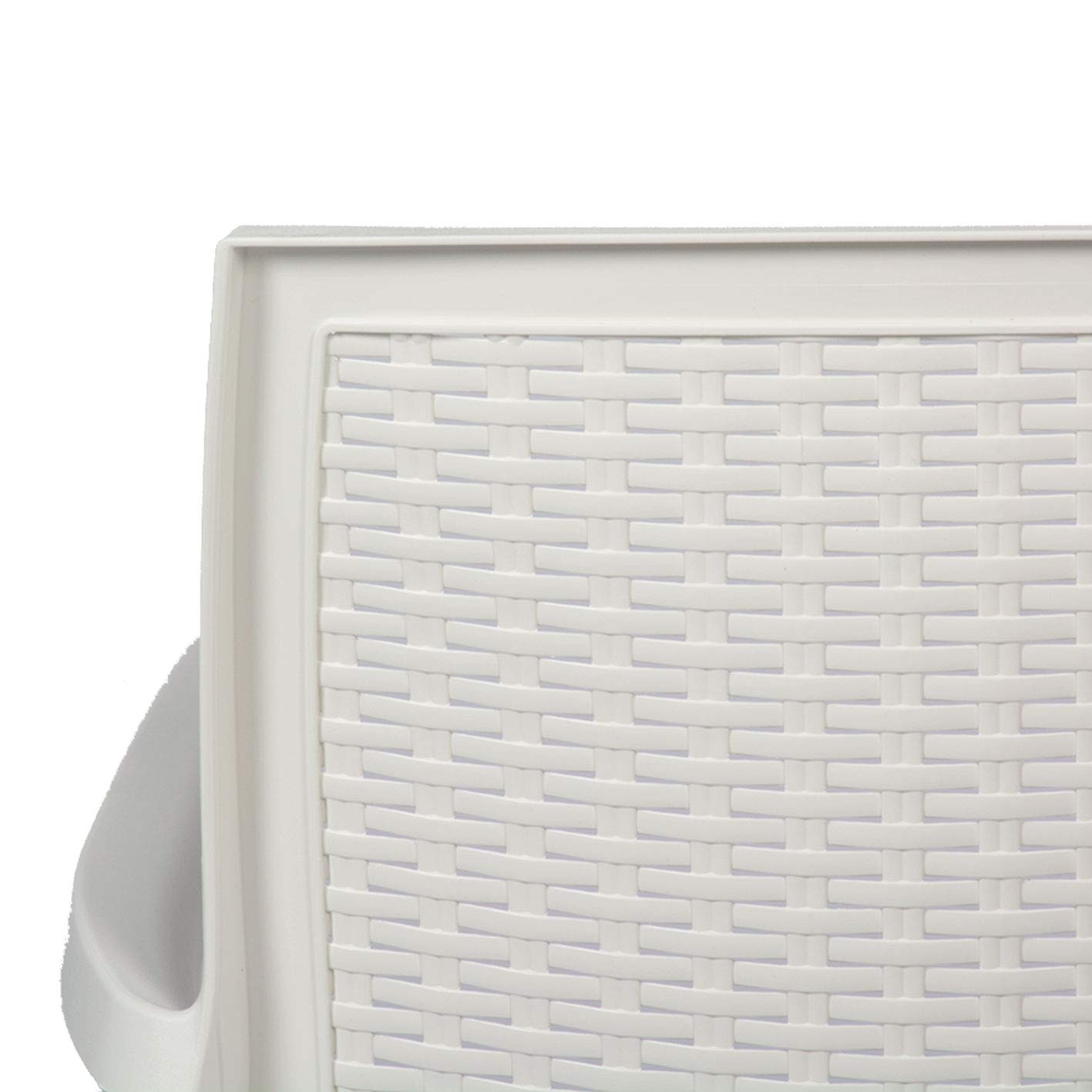 CREVICOSTA QUALITY MARK MARCAS DE CALIDAD - Caribe - Lote de 4 Sillas de Resina. 85 x 54 x 57 cm (Blanco)