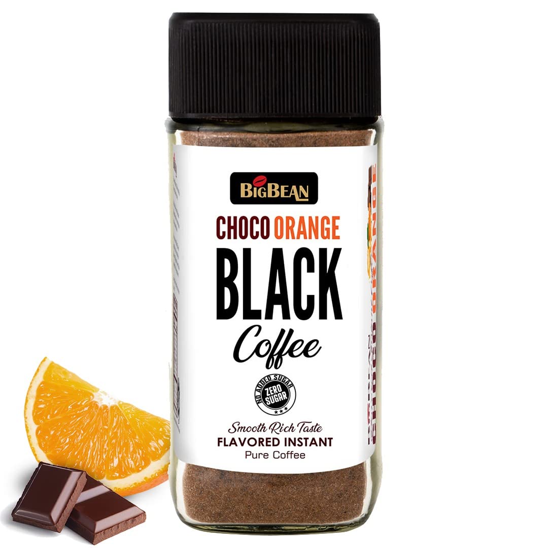 BIGBEAN Choco Orange Flavoured Coffee, Instant Coffee Powder
