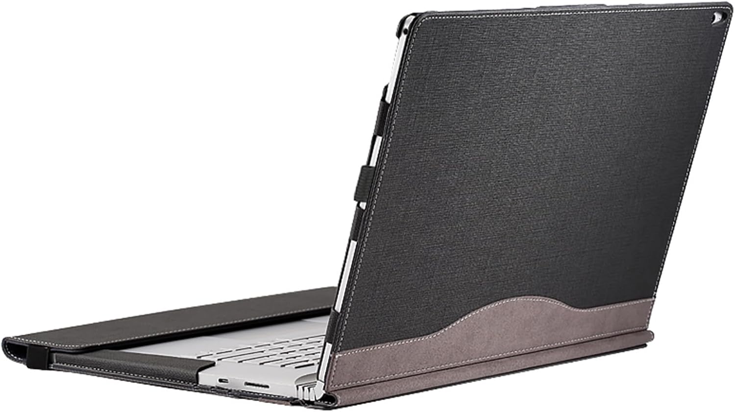 Detachable Laptop Case for Microsoft Surface Book 3 2 1 15 inch [Not Other Models] Tablet PC Cover Notebook Sleeve Computer Bag with Stylus Holder (Grey, 15 inch)